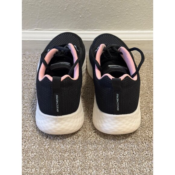 SKECHERS Women's 9 Lite Foam Lightweight Air-Cooled Running Sneaker Shoes Black - Picture 6 of 12